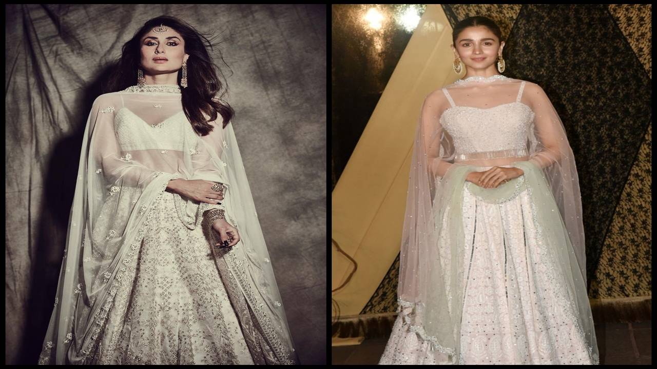 Kareena Kapoor Looks Stylish In White Lehenga By Anita Dongre At Isha  Ambani Wedding : अंबानी की पार्टी और करीना कपूर खान का लहंगा संग रिवीलिंग  ब्लाउज, नजरें हटाना हो गया था