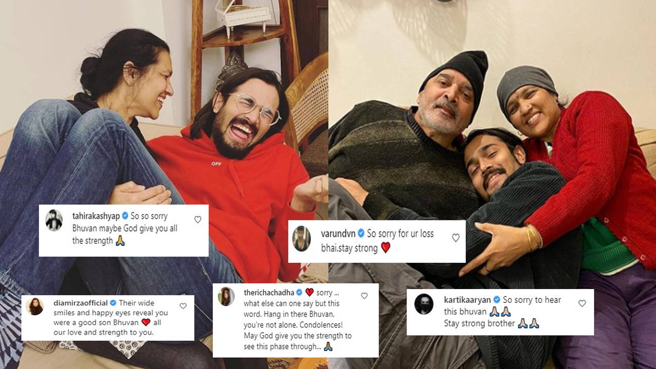 Varun Dhawan Kartik Aaryan Richa Chadha Dia Mirza among other celebs mourn the death of Bhuvan Bam s parents due to COVID 19