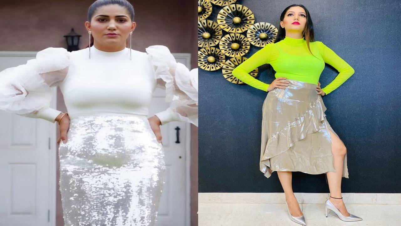 Xxxx Sapna Chaudhary Xxx - Sapna Choudhary: Bigg Boss fame Sapna Choudhary dazzles in shimmery western  outfits; see new mommy's fresh avatar