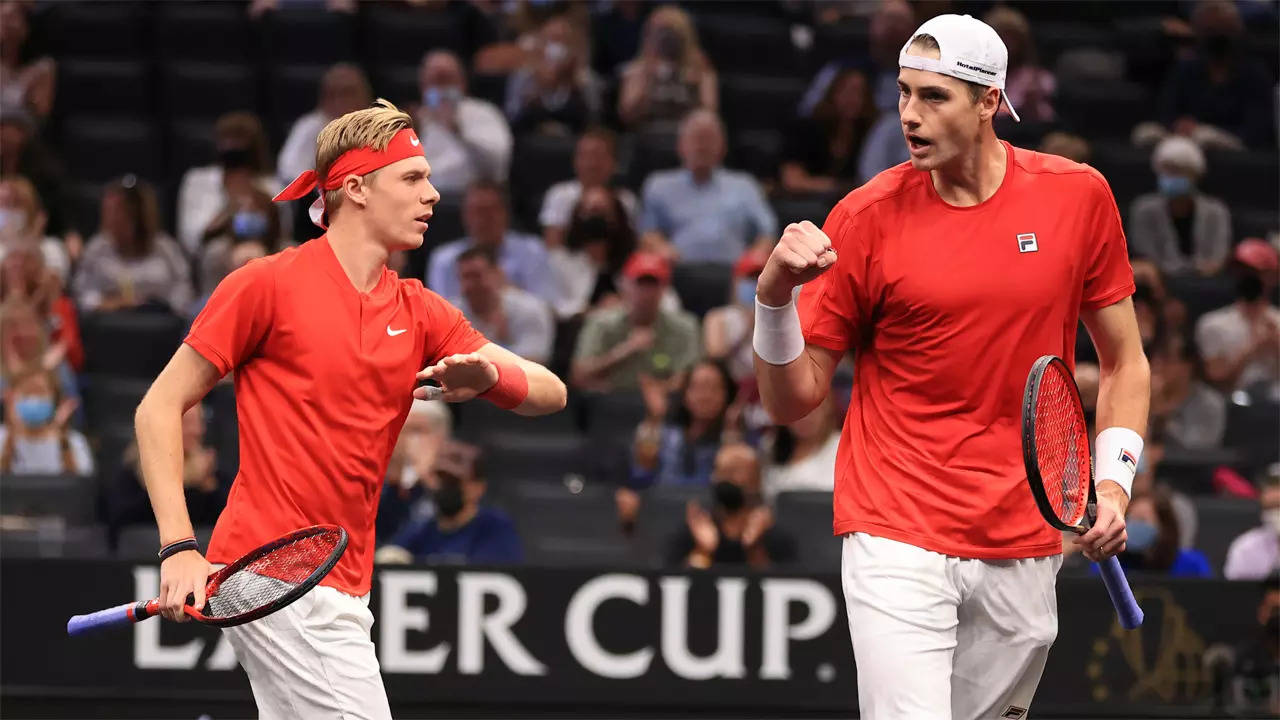 John Isner and Denis Shapovalov win doubles as Team Europe lead Laver Cup 3-1 Tennis News
