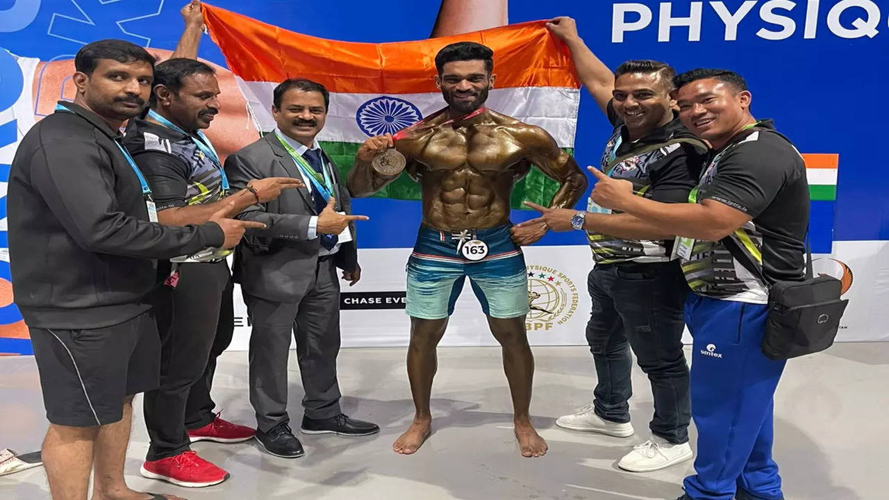 Bodybuilding is a tough sport and it needs recognition: Manikandan R -  Times of India