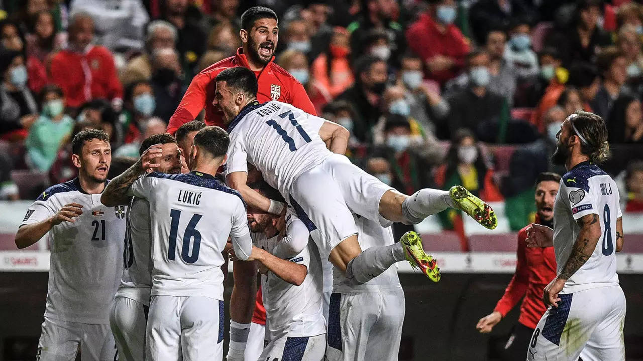 Serbia stuns Portugal to qualify for 2022 World Cup