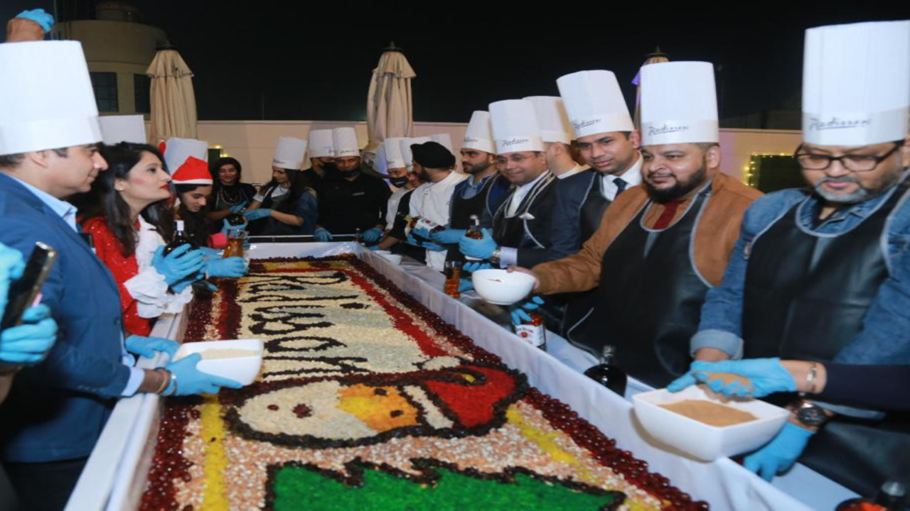 Cake Mixing Ceremony | 2019 | Hilton Mumbai Airport Hotel | The Foodie -  YouTube