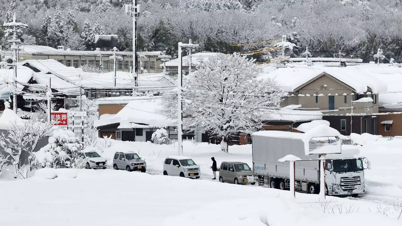 Record heavy snow disrupts Tokyo transit, including flights 