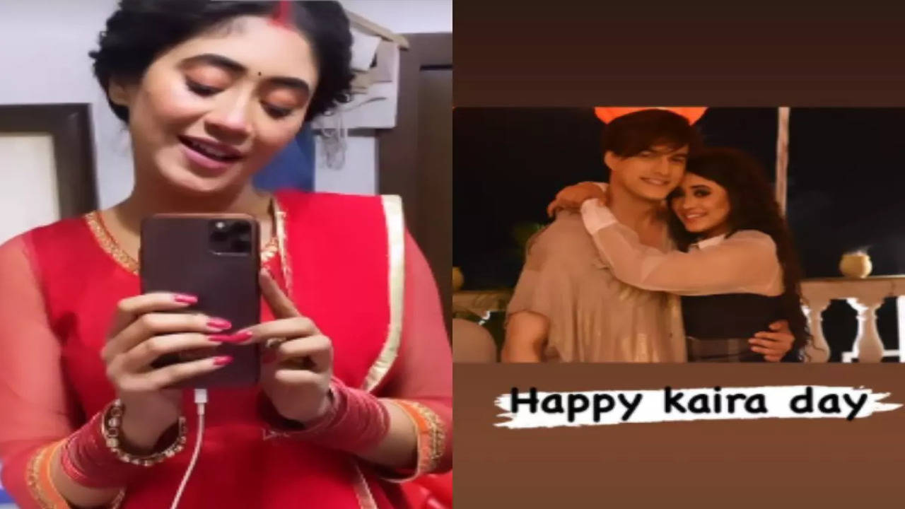 Shivangi Joshi shares an emotional throwback video from her last day as  Naira; wishes fans 'Happy Kaira Day' - Times of India