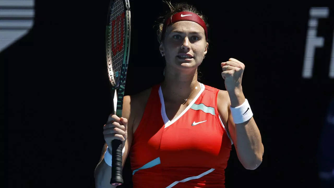 WTA Adelaide: Aryna Sabalenka suffers from Yips “- and hits 18 double  faults ·