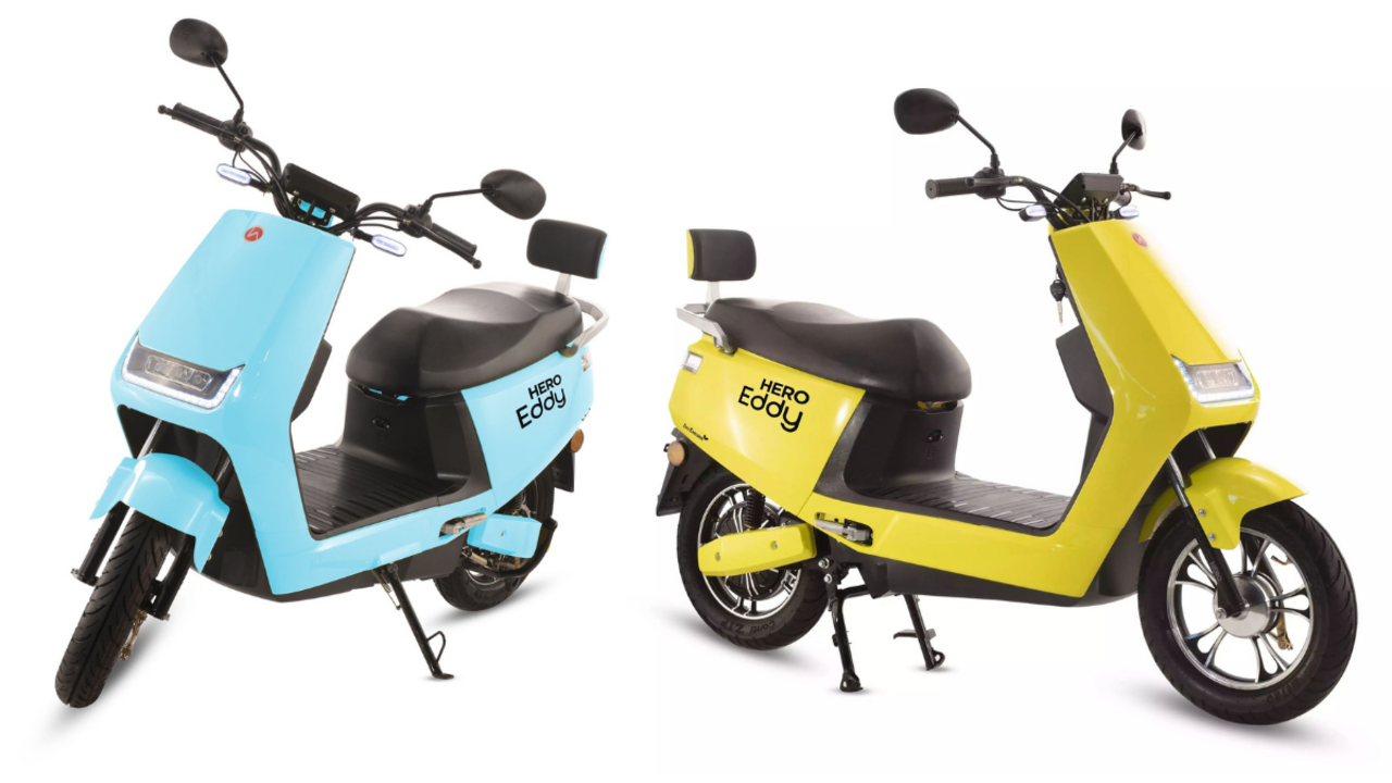 Hero Eddy electric scooter launched in India at Rs 72,000 - Times of India