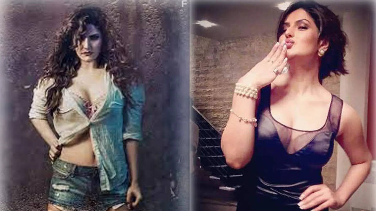 Zareen khan boobs size