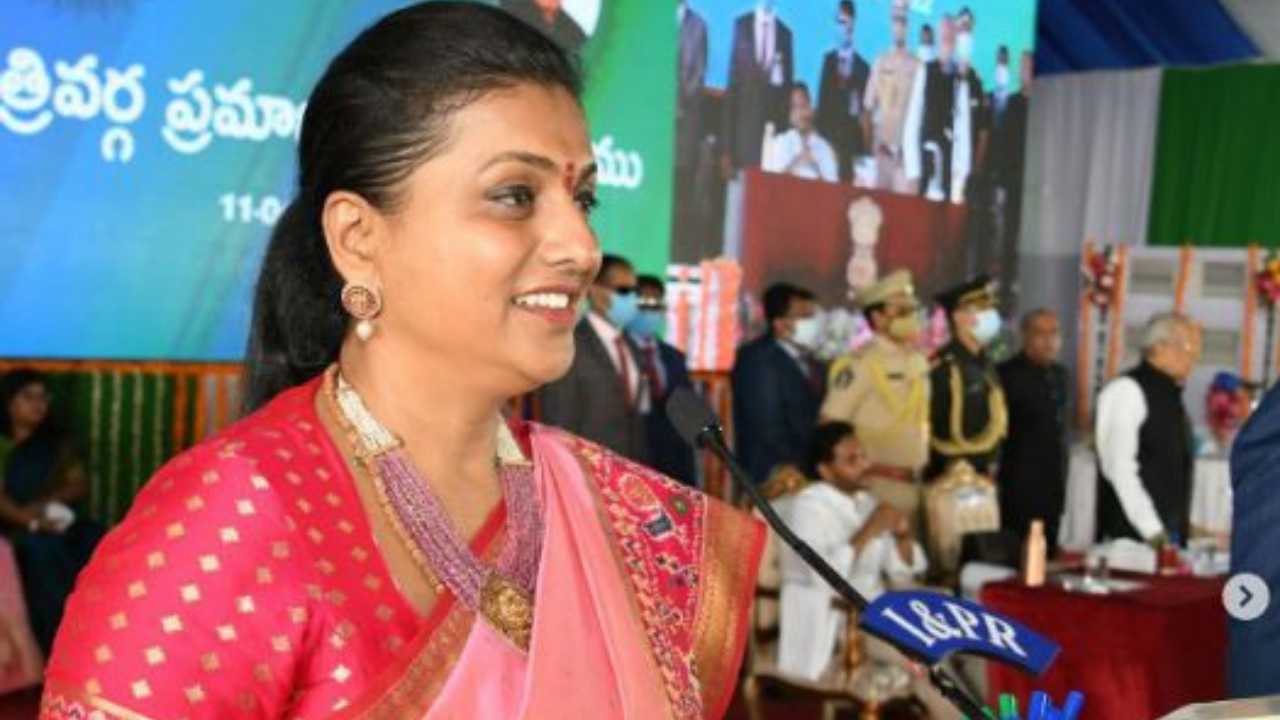 Roja Selvamani's journey from silver screen to Andhra Cabinet | Amaravati  News - Times of India