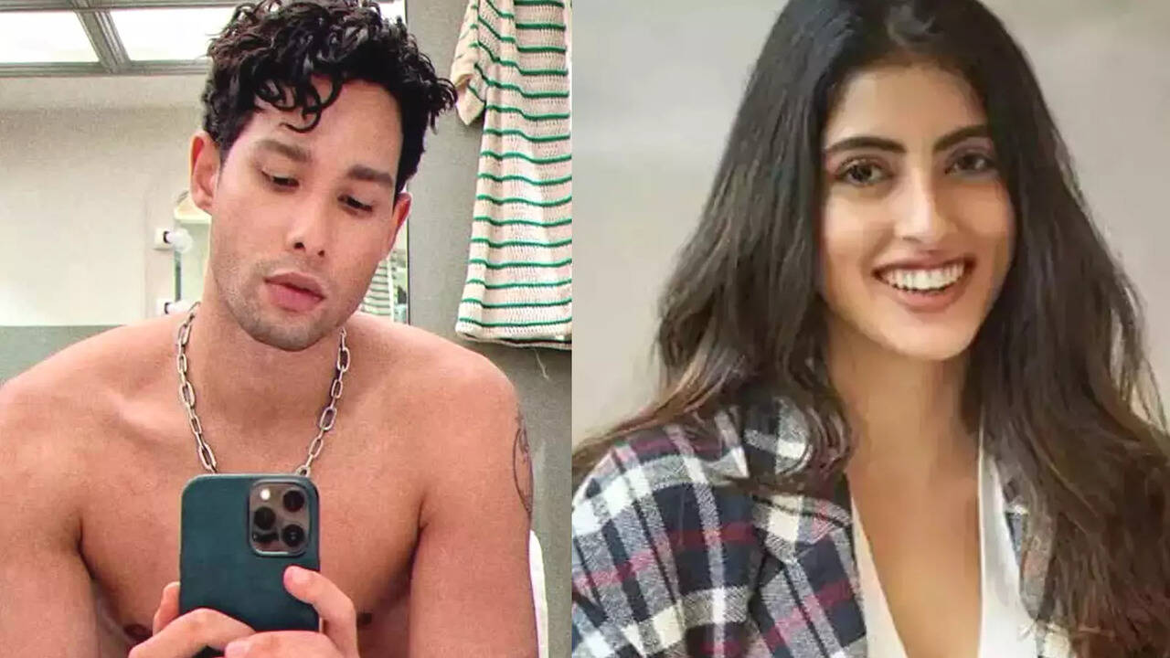 Navya Naveli Nandas reaction to her rumoured beau Siddhant Chaturvedis  shirtless selfie grabs eyeballs