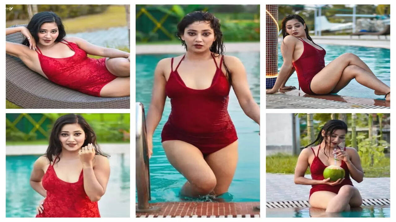 Red alert! Actress Payel Sarkar slays in her summer swimsuit looks