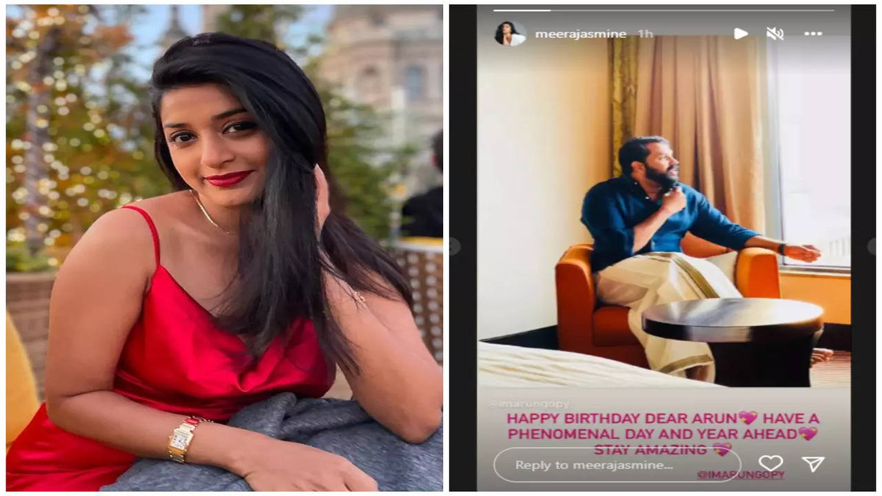 Meera Jasmine wishes bestie Arun Gopy on his birthday | Malayalam Movie  News - Times of India