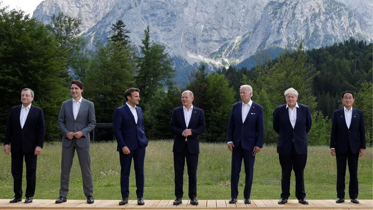 G7 opens summit with gold export ban on Russia - Times of India