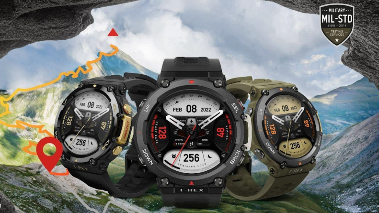 Tough to the Extreme: Amazfit T-Rex 2 GPS Smartwatch