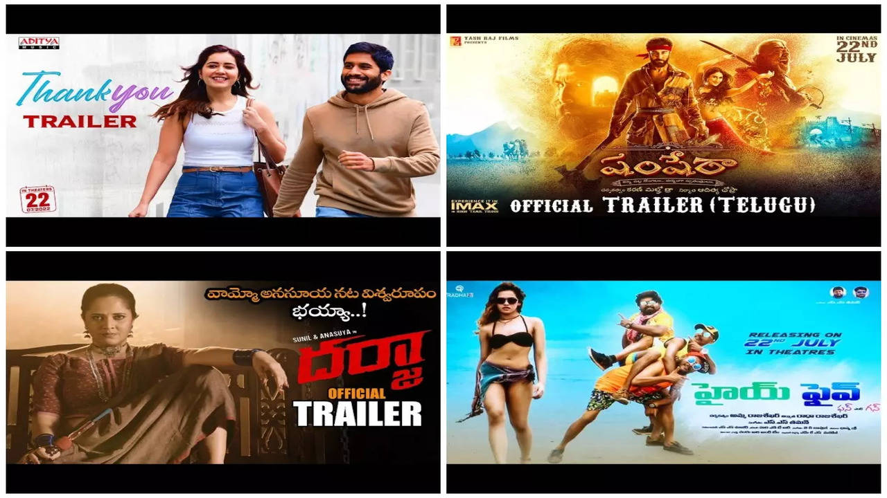Naga Chaitanya's 'Thank You' to Ranbir Kapoor's 'Shamshera' , 9 films set  to release in theatres this week | The Times of India