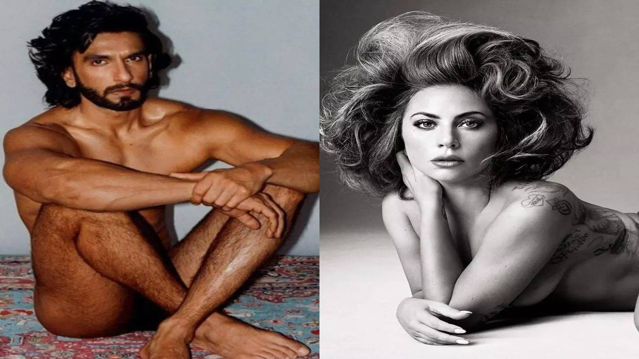 From Ranveer Singh to Lady Gaga Celebs who went all nude for photoshoots The Times of India pic