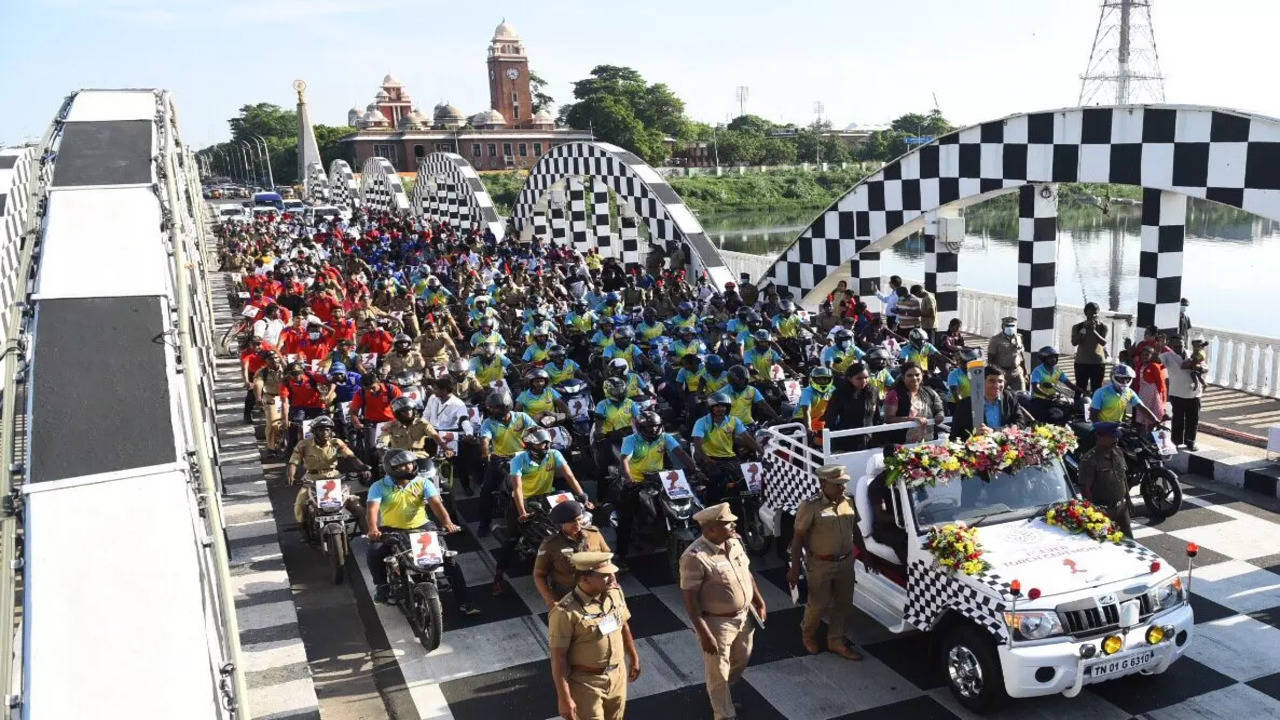 Taliban flag goes up in Chennai's Chess Olympiad venue