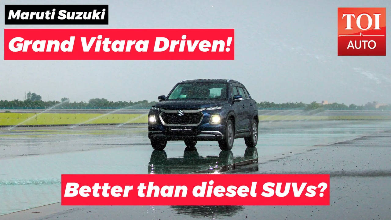 Maruti Suzuki Grand Vitara Review: Absolutely brilliant but a bit strange!  - Times of India