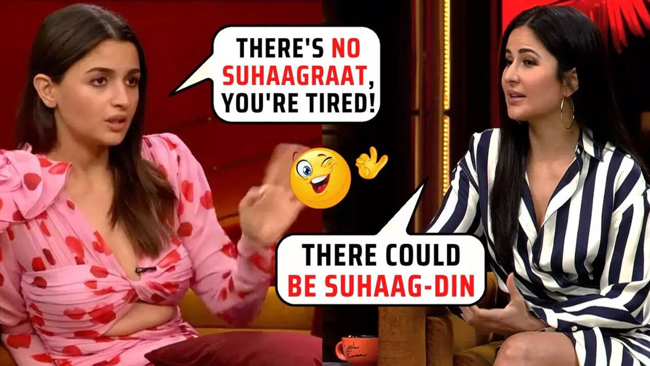 Katrina Kaif REACTS on Alia Bhatt's 'no time for suhaag raat' comment on  Koffee With Karan 7 | Hindi Movie News - Times of India