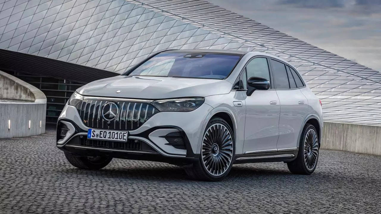 Mercedes-AMG EQE SUV revealed: Gets 488 km range, MBUX Hyperscreen and more - Times of India