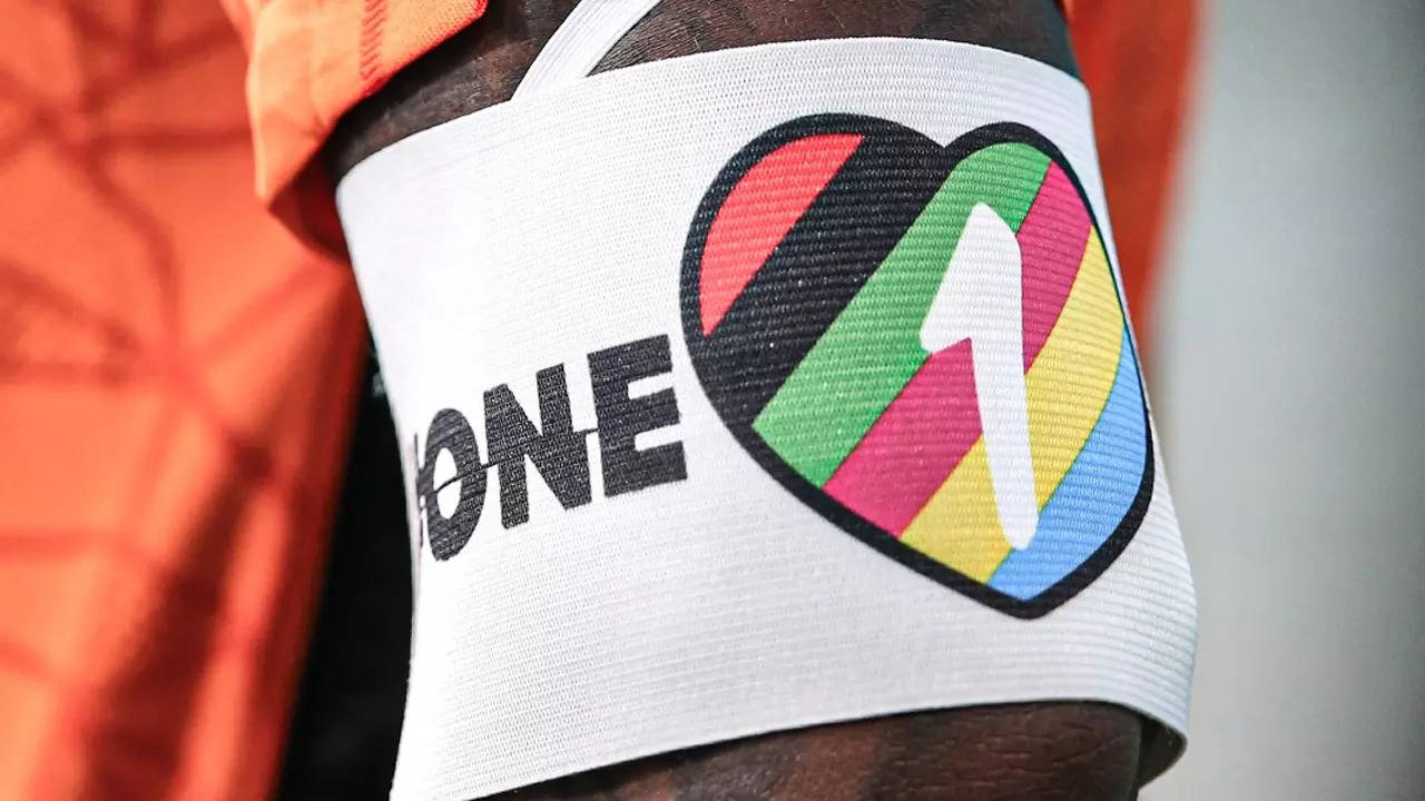 German team protests ban on One Love armbands