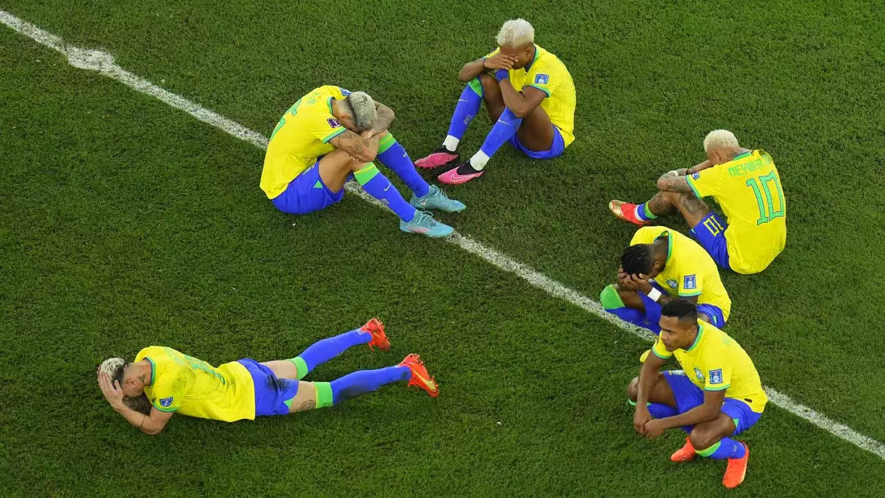FIFA World Cup 2022 Tites Brazil left wondering what went wrong after their quarterfinal loss to Croatia Football News