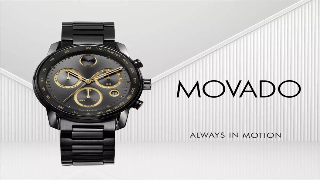 Movado Bold Thin Mens Gold Tone Plated Stainless Steel Quartz Watch 3600903  - Inventory Adjusters