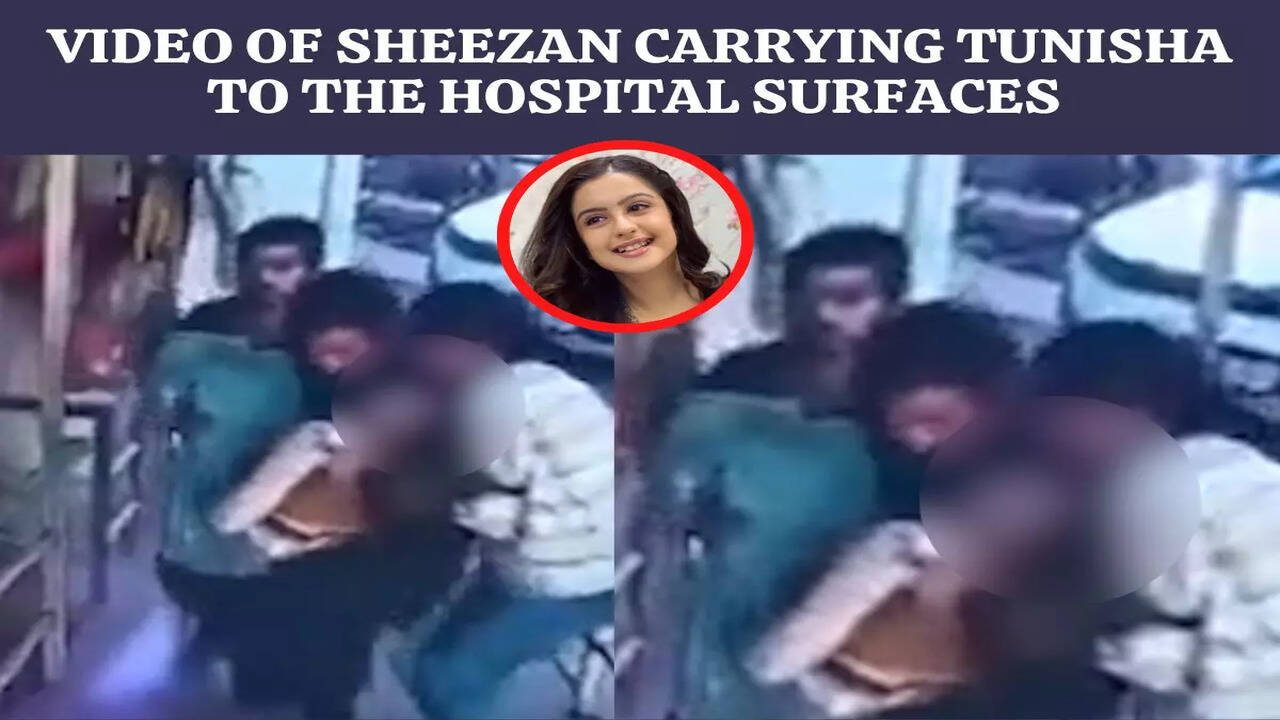 Unseen video of Sheezan Khan carrying Tunisha Sharma to the hospital with  the crew members of Ali Baba Dastaan-E-Kabul surfaces online - Times of  India