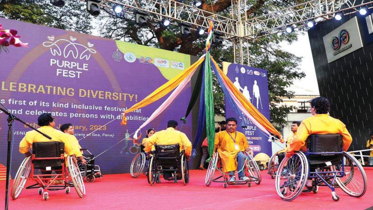 Art by disabled and for visually-impaired impresses delegates, mantri at Purple  Fest | Goa News - Times of India