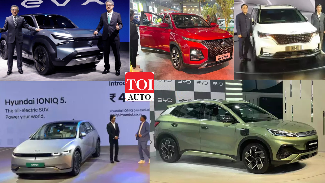 Maruti, Hyundai, MG, Tata, Toyota, Lexus, Kia and BYD in Today's Auto Expo  2023 - Times of India