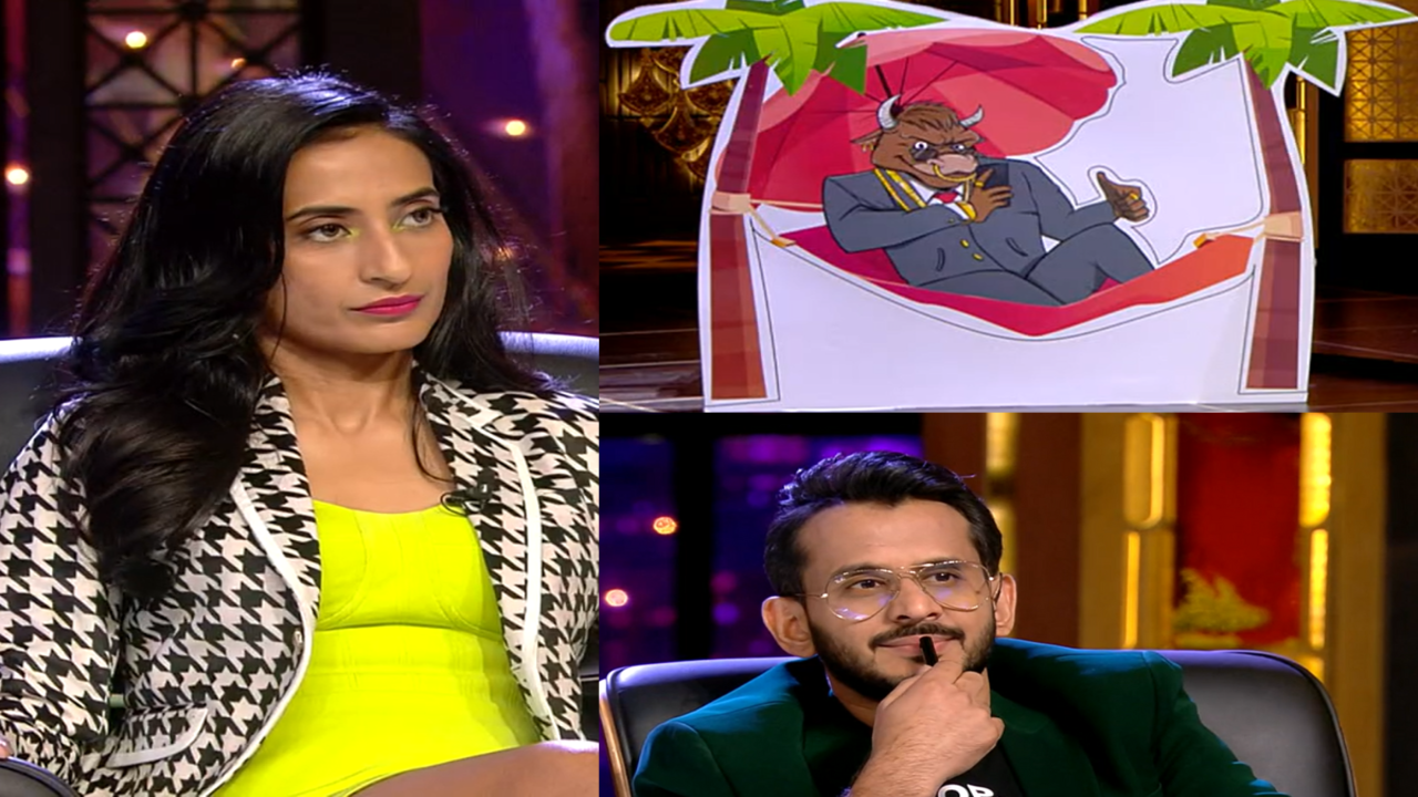 Shark Tank 2 Episode 19: Vineeta jokingly compares bull mascot to