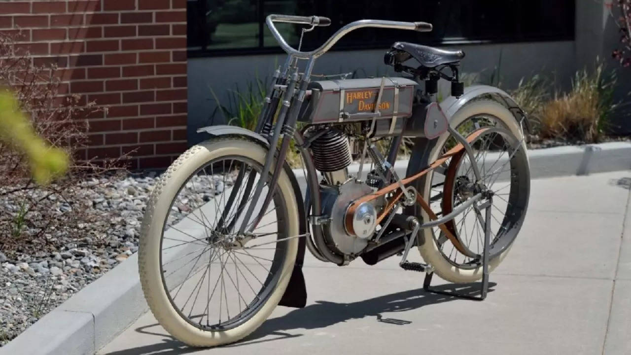 Most expensive motorcycle ever Rare 1908 Harley Davidson sold for Rs 7.6 crore Times of India