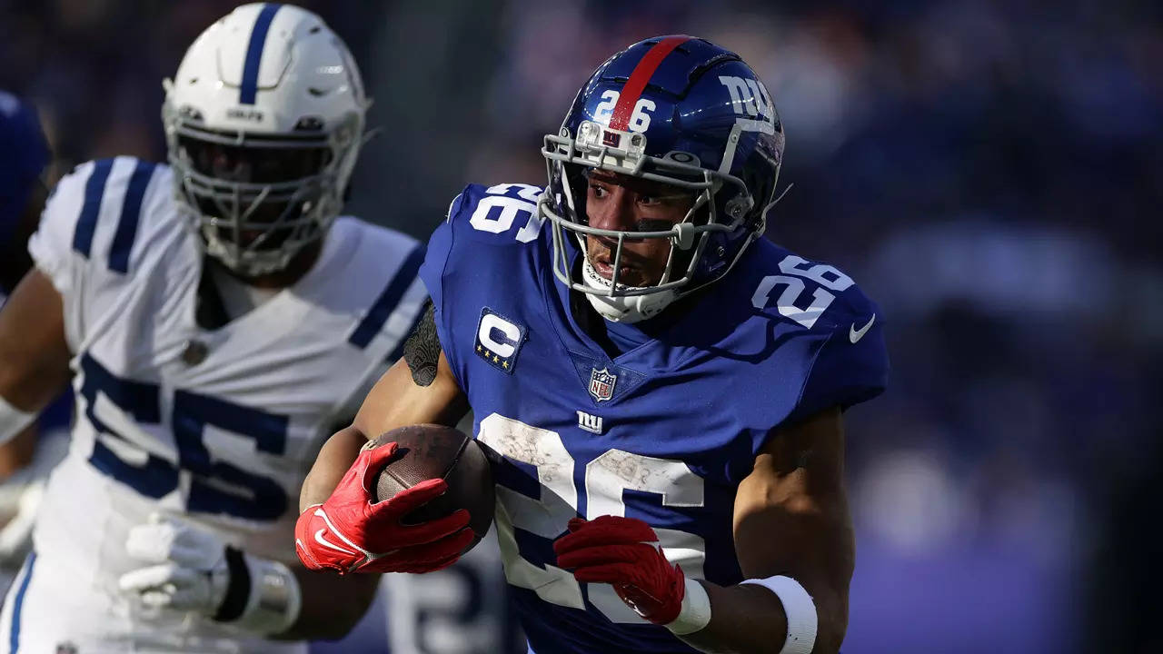 Giants GM Joe Schoen optimistic about Daniel Jones, Saquon Barkley