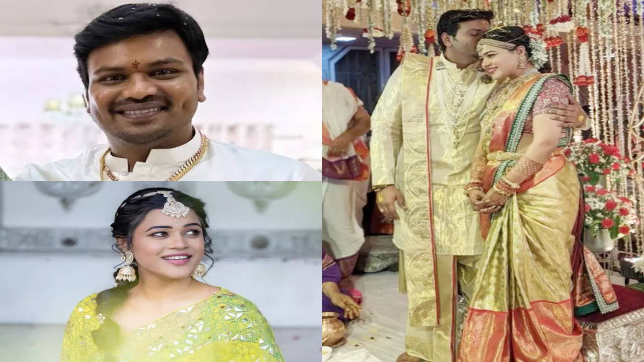 In pics Manchu Manoj and Bhuma Mounika Reddy are now married Telugu Movie News