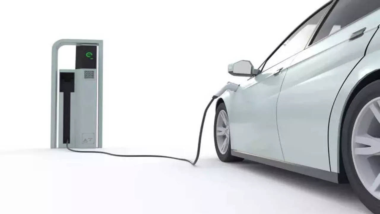 Set up electric vehicle deals charging station