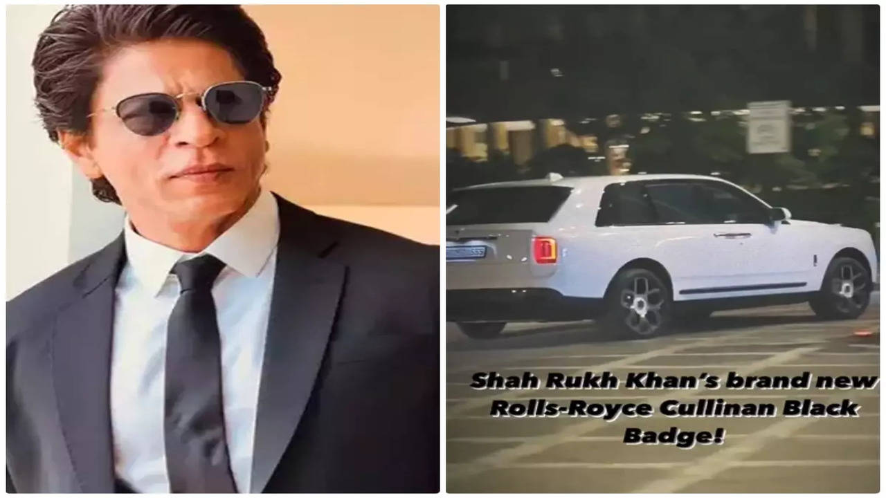 Shah Rukh Khan brings home a Rolls-Royce Cullinan Black Badge worth Rs 10  crore [Video] - Car News