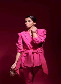 Ananya Panday's pretty pink wardrobe in pictures