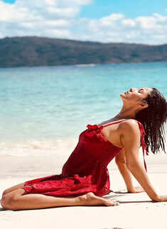 Shehnaaz Gill turns up the heat with her alluring vacation pictures