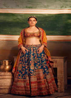 Kangana Ranaut's regal look in embroidered lehenga is ethnic dream come to life