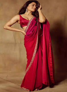 ​Rashmika Mandanna serves major ethnic vibes in saree​