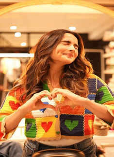 Alia Bhatt steals hearts in crochet top and baggy jeans