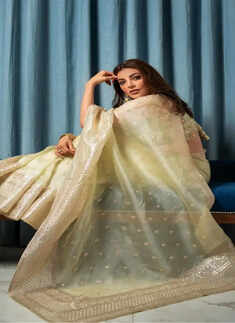 Kajal Aggarwal is a vision of ethereal elegance in regal saree