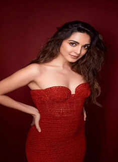 Kiara Advani's latest pictures prove that red is her colour