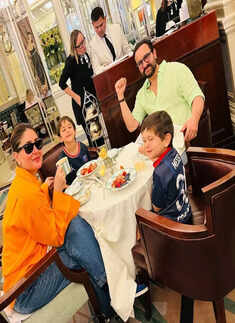 Kareena Kapoor&rsquo;s voguish vacation with Saif Ali Khan and her little munchkins; see pictures 