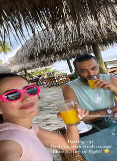 From sun and sand to stylish beach wears, Sonnalli Seygall drops dreamy pictures from her fairytale honeymoon