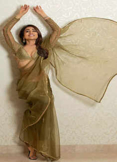 Shreya Saran stuns in traditional attire, exuding grace and elegance