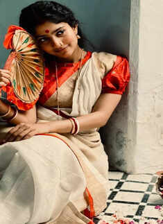​Sai Pallavi charms in traditional sarees​