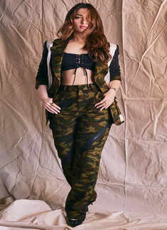 ​Tamannaah Bhatia sets pulses racing with her latest photoshoot in a camouflage pantsuit​