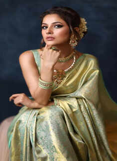 Shehnaaz Gill-inspired desi outfits for monsoon weddings