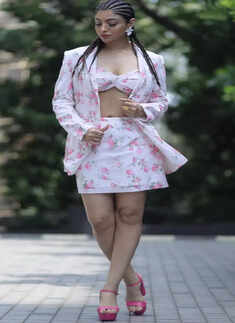 Akanksha Puri radiates style in casual ensembles